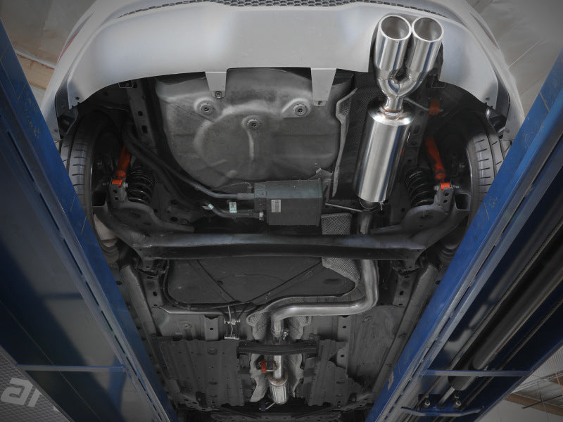 aFe Takeda Series 2 1/2in 304 SS Cat-Back 14-19 Ford Fiesta L4-1.6L (t) w/Polished Tip - Mammoth Racing -