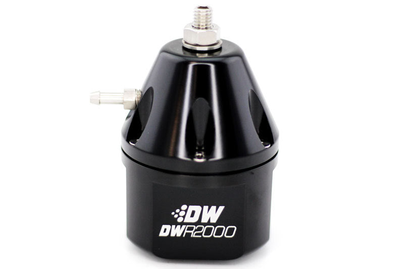 DeatschWerks DWR2000 Adjustable Fuel Pressure Regulator - Black - Mammoth Racing -
