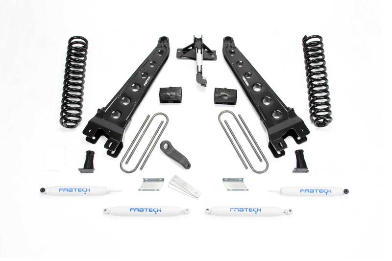 Fabtech 17-21 Ford F250/f350 4WD Diesel 6in Rad Arm Sys w/Coils & Perf Shks - My Store