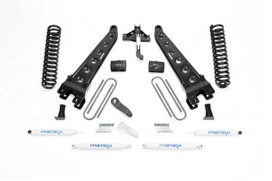 Fabtech 17-21 Ford F250/f350 4WD Diesel 6in Rad Arm Sys w/Coils & Perf Shks - My Store