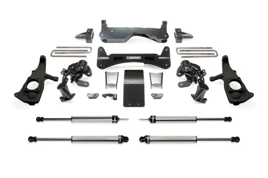 Fabtech 11-19 GM 3500hd 2wd/4wd 6in Rts Sys w/Dlss Shks - Mammoth Racing -