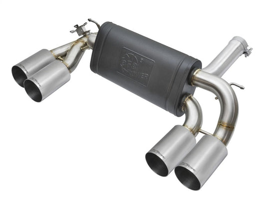 aFe MACHForce XP 3in - 2 1/2in Axle Back 304SS Exhaust w/ Polished Tips 16-17 BMW M2 (f87) - Mammoth Racing -
