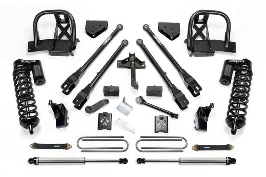 Fabtech 08-10 Ford F250 4WD 6in 4Link Sys w/Dlss 4.0 C/O & Rr Dlss - Mammoth Racing -