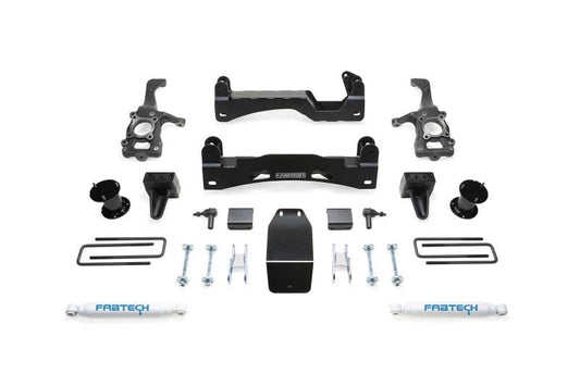 Fabtech 15-20 Ford F150 4WD 6in Basic Sys w/Perf Shks - Mammoth Racing -