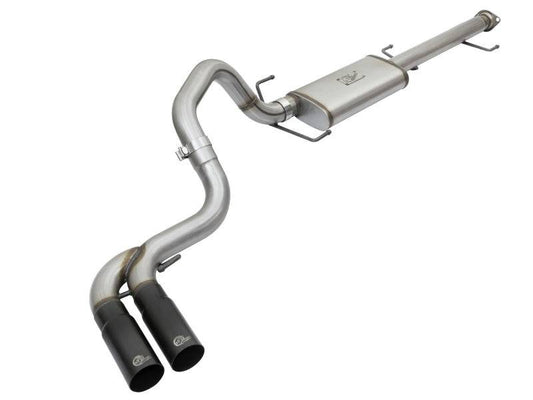 aFe Rebel Series 3in Stainless Steel Cat-Back Exhaust System w/Black Tips 07-14 Toyota FJ Cruiser - My Store