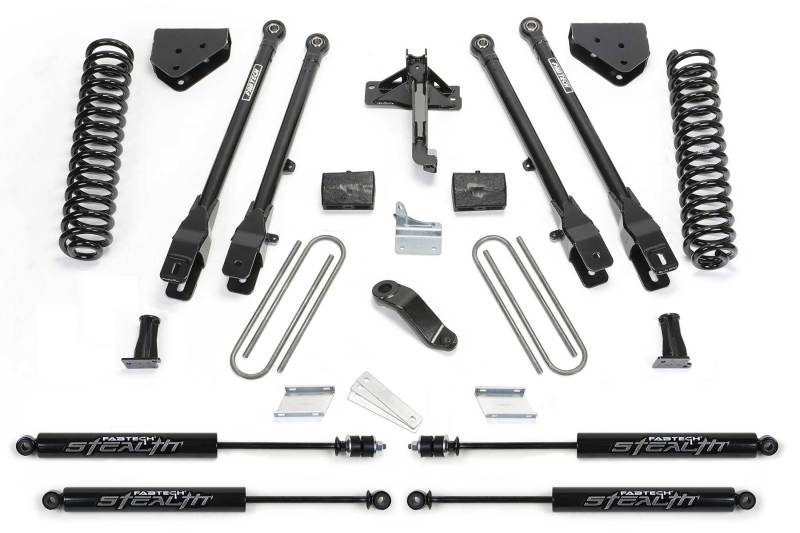 Fabtech 08-16 Ford F350/450 4WD 8 Lug 6in 4Link Sys w/Coils & Stealth - Mammoth Racing -