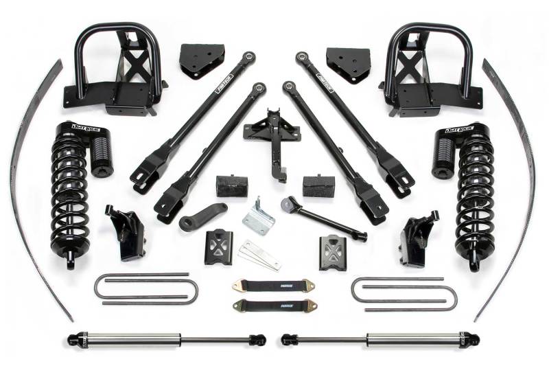 Fabtech 11-16 Ford F250 4WD w/Factory Overload 8in 4Link Sys w/Dlss 4.0 C/o& Rr Dlss - Mammoth Racing -
