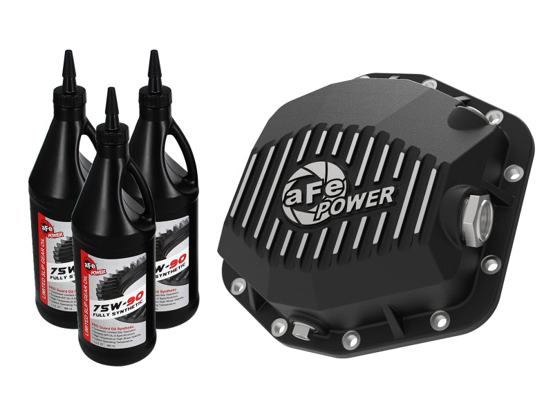 aFe Power Cover Diff Rear Machined w/ Gear Oil 2019 Ford Ranger (Dana M220) - Mammoth Racing -
