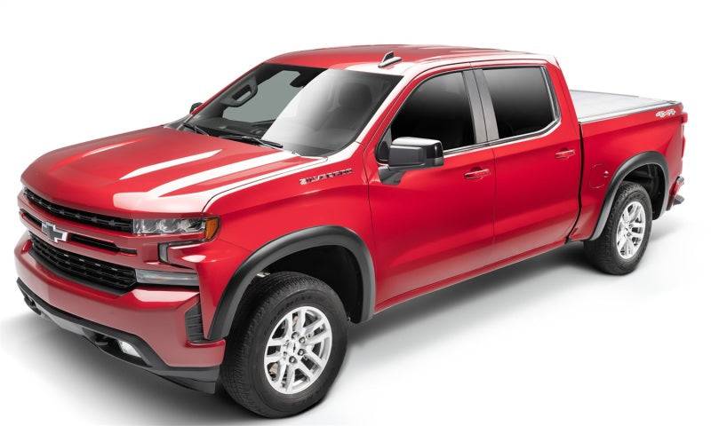 Bushwacker 19-21 Chevrolet Silverado 1500 OE-Style 4PC Fender Flares Black Smooth - Mammoth Racing -