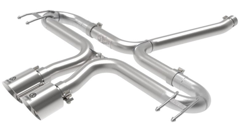 aFe Takeda 2-1/2in 304 SS Axle-Back Exhaust w/Polished Tips 17-20 Honda Civic Sport L4-1.5L (t) - Mammoth Racing -