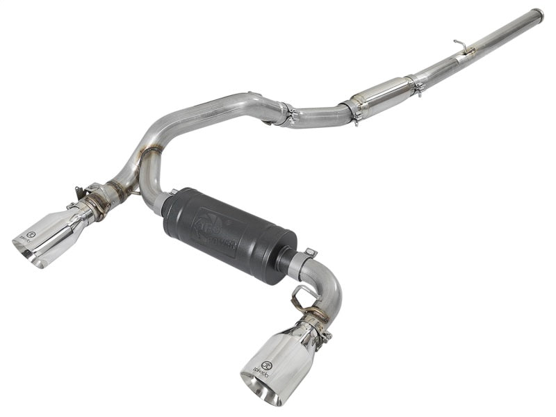 aFe Takeda 3in 304 SS Cat-Back Exhaust w/ Polished Tip 16-18 Ford Focus RS 2.3L (t) - Mammoth Racing -