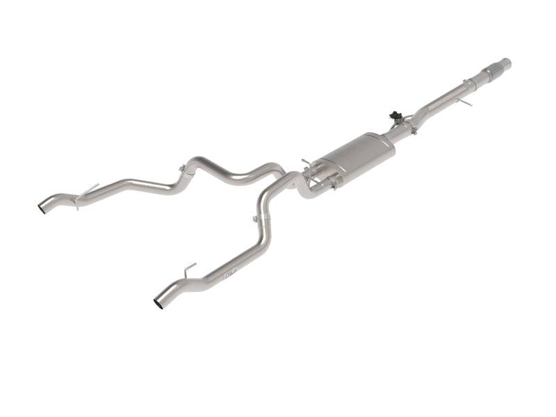 aFe Gemini XV 4in to Dual 3in 304 SS Cat-Back Exhaust w/ Cutout 19-21 GM Silverado/Sierra V8-6.2L - My Store