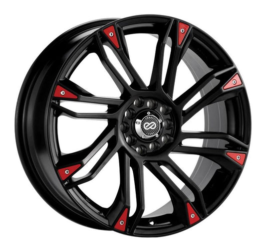 Enkei GW8 17x7 4x100/114.3 42mm Offset 72.6 Bore Matte Black Wheel - Mammoth Racing -