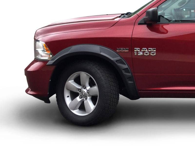 Bushwacker 09-18 Ram 1500 w/ 67.4in Fleetside Bed (Ex. R/T and Rebel) DRT Style Flares 4pc - Black - Mammoth Racing -