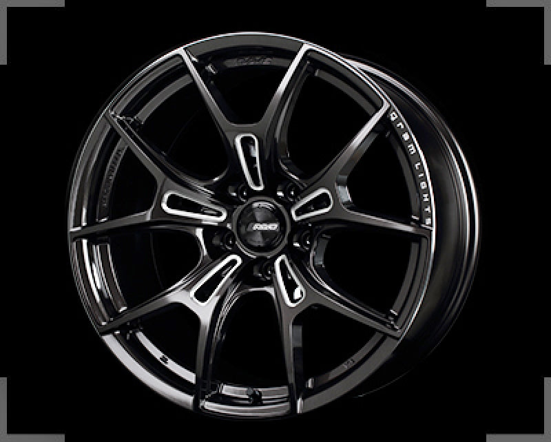 Gram Lights 57fxz 20x9.5 +35 5-120 Super Dark Gunmetal & Machining Rim Edge DC Wheel - Mammoth Racing -