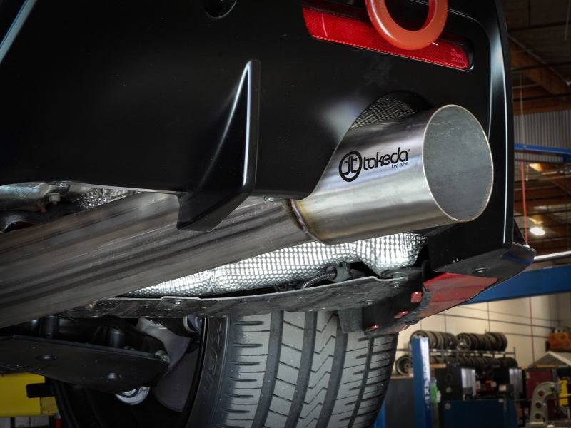 aFe POWER Takeda 2020 Toyota Supra L6-3.0L (t) 3.5in 304 SS CB Exhaust 4in Brushed Finish Tip - My Store
