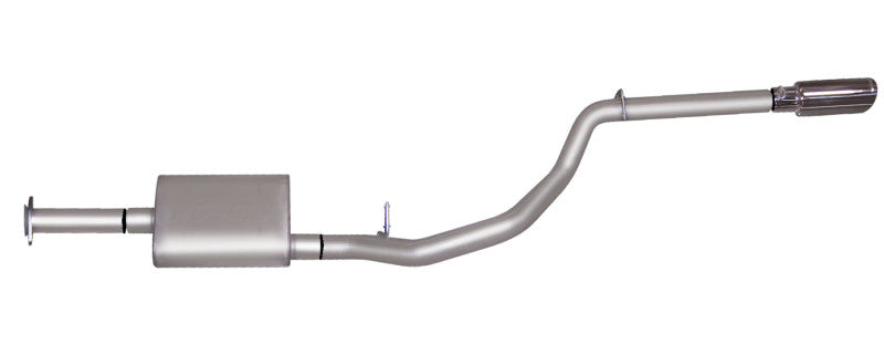 Gibson 04-06 Jeep Wrangler Unlimited 4.0l 2.25in Cat-Back Single Exhaust - Stainless - Mammoth Racing -