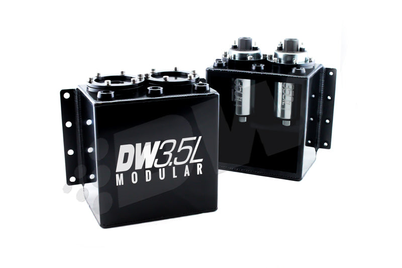 DeatschWerks 3.5L Modular Surge Tank (Fits 1-2 DW350iL Fuel Pumps - Pumps Not Included) - Mammoth Racing -
