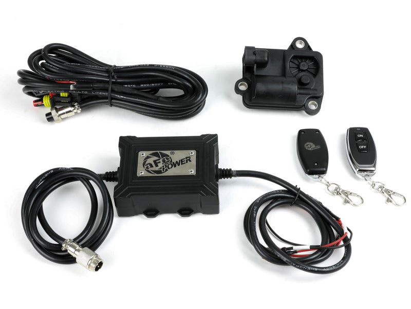 aFe Gemini XV 3in 304 SS Cat-Back Exhaust w/ Cutout 19-21 GM Silverado/Sierra 1500 V8- w/ Black Tips - Mammoth Racing -