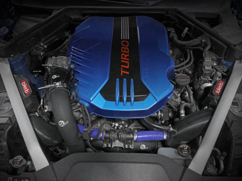 AFE 18-22 Kia Stinger V6-3.3L BladeRunner Alum Hot/Cold Charge Pipe Kit Black - My Store