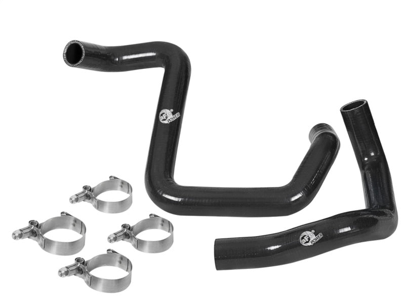 aFe BladeRunner Silicone Radiator Hose Kit 12-18 Jeep Wrangler (JK) V6 3.6L - Black - Mammoth Racing -