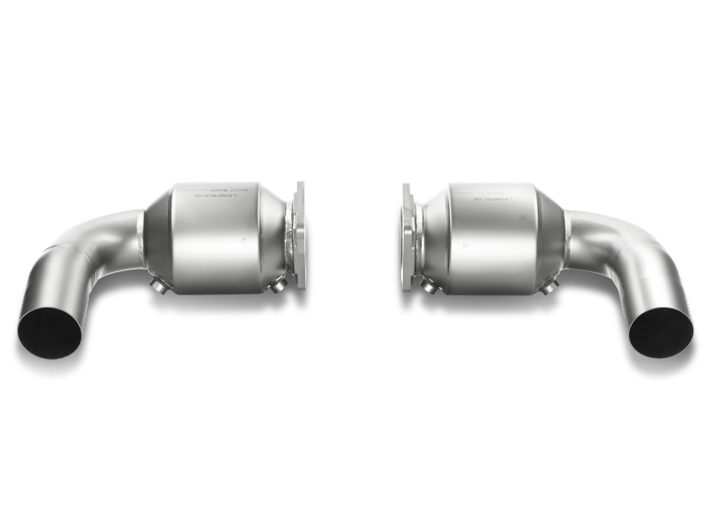 Akrapovic 10-13 Porsche 911 Turbo/Turbo S (997) Link Pipe Set w/ Cat (Titanium) - My Store