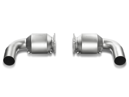 Akrapovic 10-13 Porsche 911 Turbo/Turbo S (997) Link Pipe Set w/ Cat (Titanium) - My Store