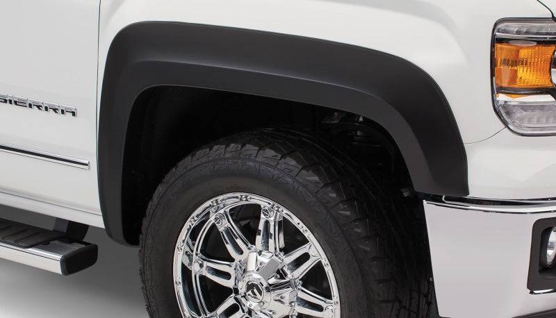 Bushwacker 16-18 GMC Sierra 1500 Extend-A-Fender Style Flares 4pc - Black - Mammoth Racing -