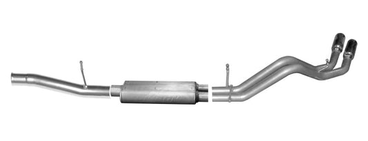 Gibson 15-18 Chevrolet Silverado 1500 LS 5.3l 3in/2.25in Cat-Back Dual Sport Exhaust - Aluminized - Mammoth Racing -