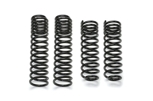 Fabtech 07-18 Jeep JK 4WD 4-Door 5in Front & Rear Long Travel Coil Spring Kit - Mammoth Racing -