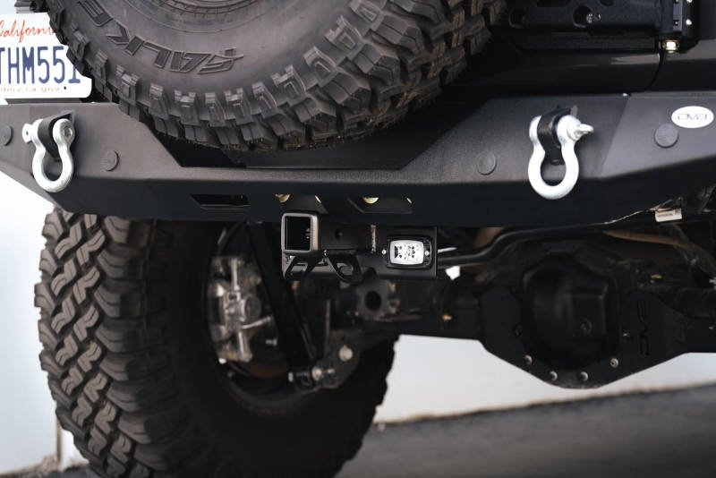 DV8 Offroad 07-21 Jeep Wrangler (JK/JL) Bolt-On Hitch w/ Lights - Mammoth Racing -