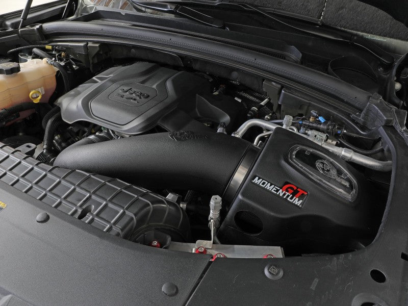 aFe 22-23 Jeep Grand Cherokee WL HEMI V8 5.7L Momentum GT Cold Air Intake System w/Pro Dry S Filter - Mammoth Racing -