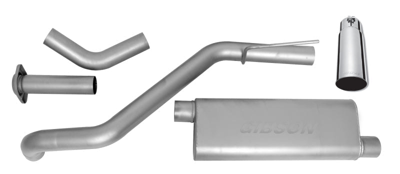 Gibson 05-07 Jeep Grand Cherokee Laredo 4.7l 3in Cat-Back Single Exhaust - Stainless - Mammoth Racing -