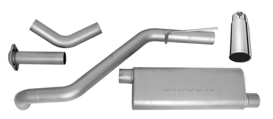 Gibson 05-07 Jeep Grand Cherokee Laredo 4.7l 3in Cat-Back Single Exhaust - Stainless - Mammoth Racing -