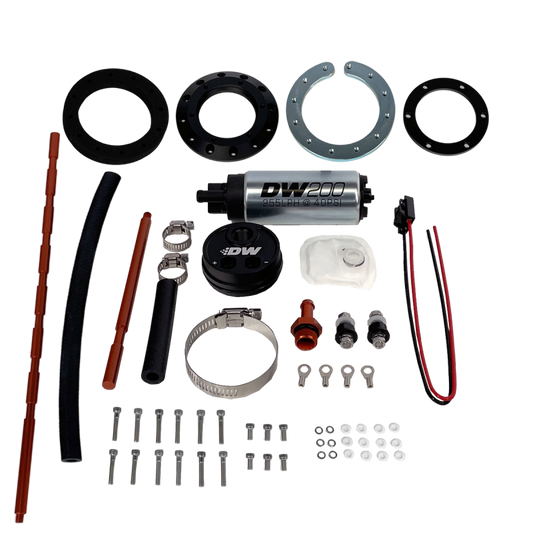 DeatschWerks Universal In-Tank Pump Mount w/ DW200 255lph Fuel Pump - Mammoth Racing -