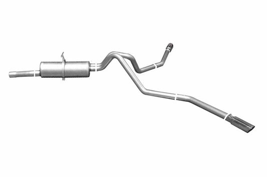 Gibson 99-04 Ford F-250 Super Duty Lariat 6.8l 2.5in Cat-Back Dual Extreme Exhaust - Stainless - Mammoth Racing -