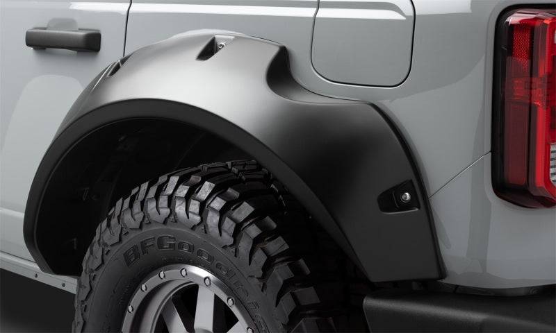 Bushwacker 2021+ Ford Bronco 4-Door Pocket Style Flares 4pc - Black - Mammoth Racing -
