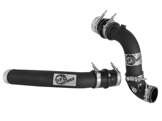 aFe Bladerunner 3in Hot and Cold Side Black Intercooler Tubes 2017 Ford Diesel Trucks V8 6.7L (td) - My Store