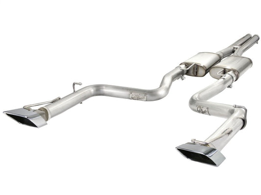 aFe MACHForce XP Exhausts Cat-Back SS-409 EXH CB Dodge Challenger SRT-8 08-12 V8-6.1/6.4L - Mammoth Racing -