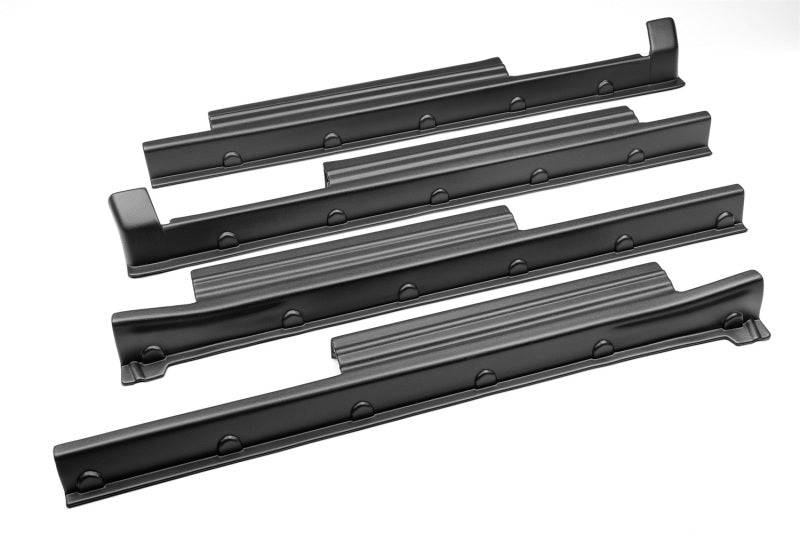 Bushwacker 07-21 Toyota Tundra CrewMax Trail Armor Rocker Panel 4pc - Tex. Black - Mammoth Racing -