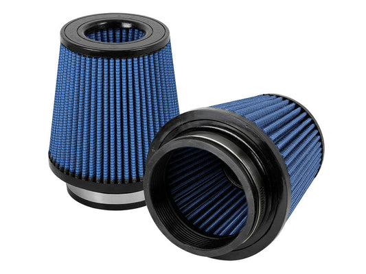 aFe MagnumFLOW Air Filters UCO P5R A/F P5R 4F x 6B x 4-1/2T (Inv) x 6H (Pair) - Mammoth Racing -