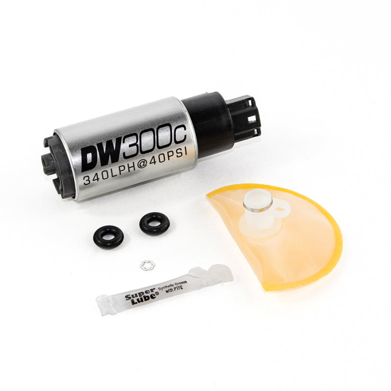 DeatschWerks 340lph DW300C Compact Fuel Pump w/ 07-13 Holden Commodore Set Up Kit (w/o Mount Clips) - Mammoth Racing -
