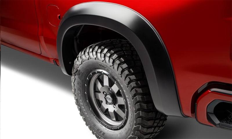 Bushwacker 19-21 Chevrolet Silverado 15 Extend-A-Fender Style Flares 4pc 78.8 Bed  - Black - Mammoth Racing -