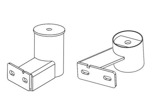 Go Rhino 2022 Ford Maverick - Brackets for Dominator Extreme SideSteps - Mammoth Racing -