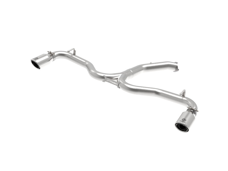 aFe Takeda 3in-2.5in SS Axle-Back Exhaust w/Polished Tips 2018 Hyundai Elantra GT Sport I4-1.6L(t) - Mammoth Racing -