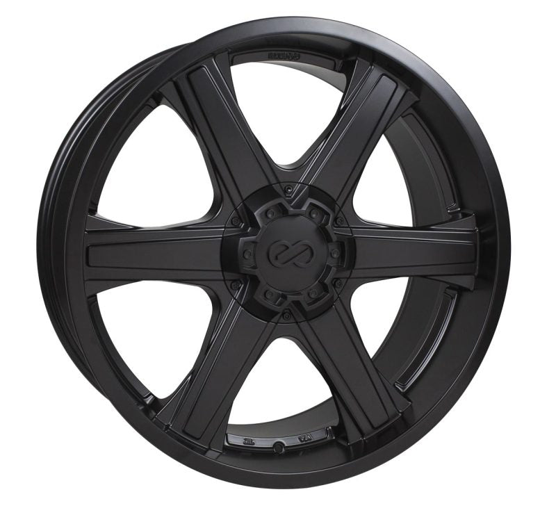 Enkei BHAWK 22x9.5 6x139.7 15mm Offset 108mm Bore Black Wheel - Mammoth Racing -