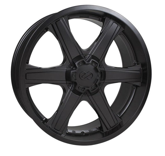 Enkei BHAWK 18x8.5 6x139.7 30mm Offset 78mm Bore Black Wheel - Mammoth Racing -