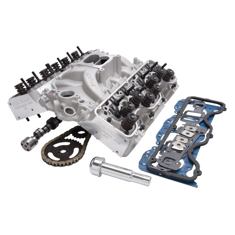 Edelbrock Power Package Top End Kit Performer RPM 348-409 BB Chevy W-Series V8 450+ Hp - My Store