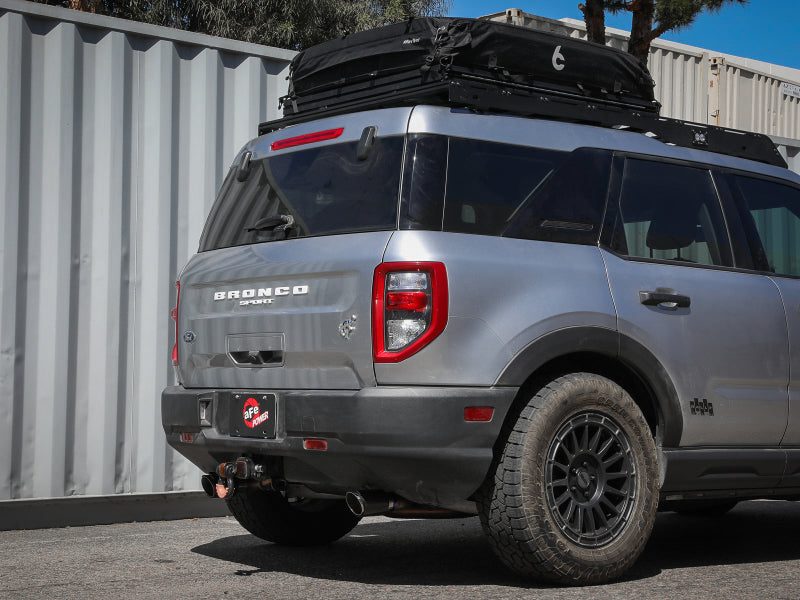 aFe Ford Bronco Sport 21-22 L3-1.5L (t)/L4-2.0L (t) Vulcan Cat-Back Exhaust System- Carbon Tips - Mammoth Racing -