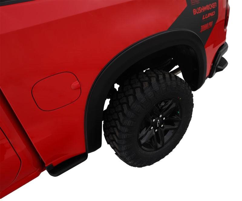 Bushwacker 19-21 Chevrolet Silverado 1500 OE-Style 4PC Fender Flares Black Smooth - Mammoth Racing -